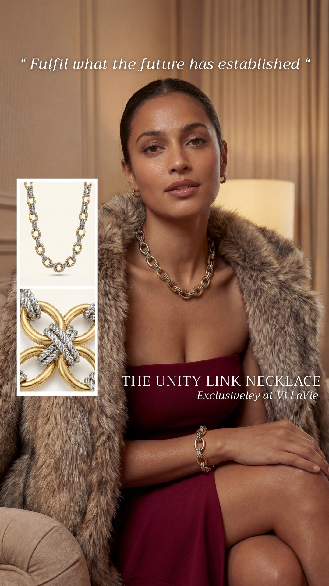 Vi LaVie editorial Unity Link campaign ad