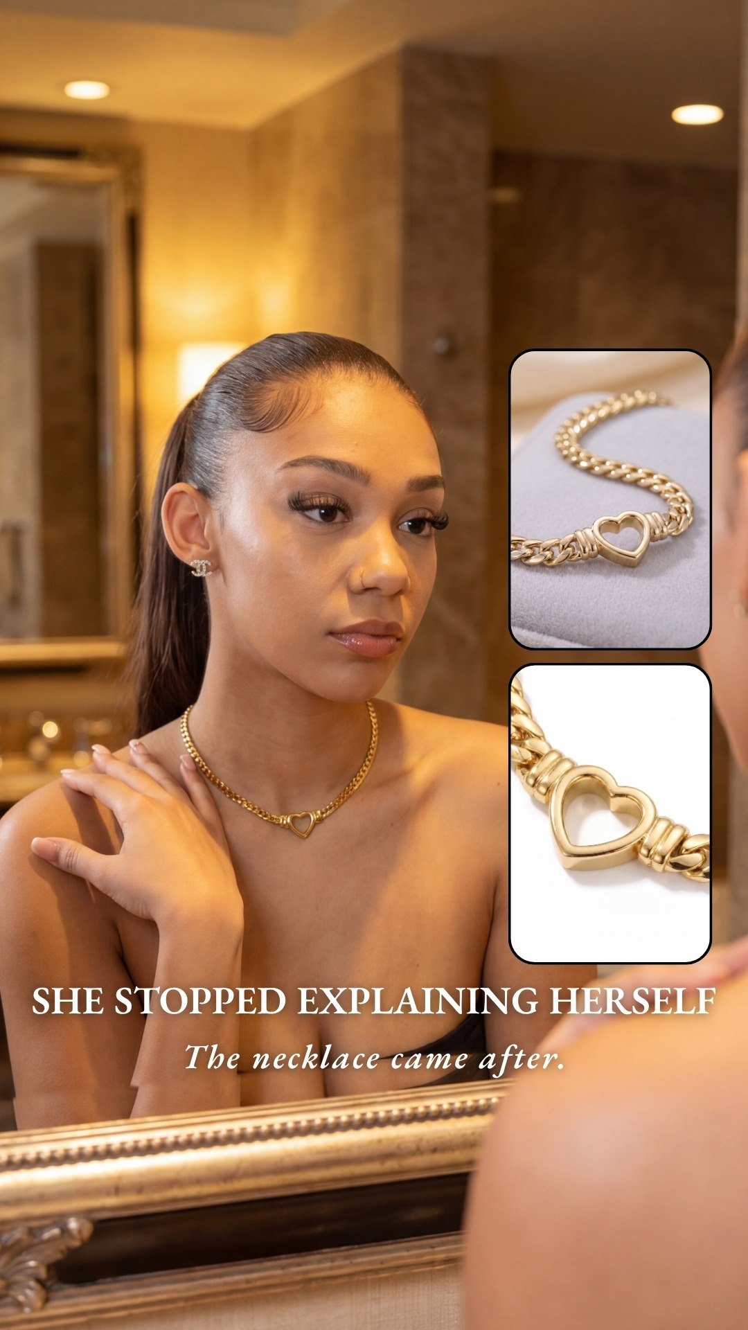 Vi LaVie positioning-led jewelry ad